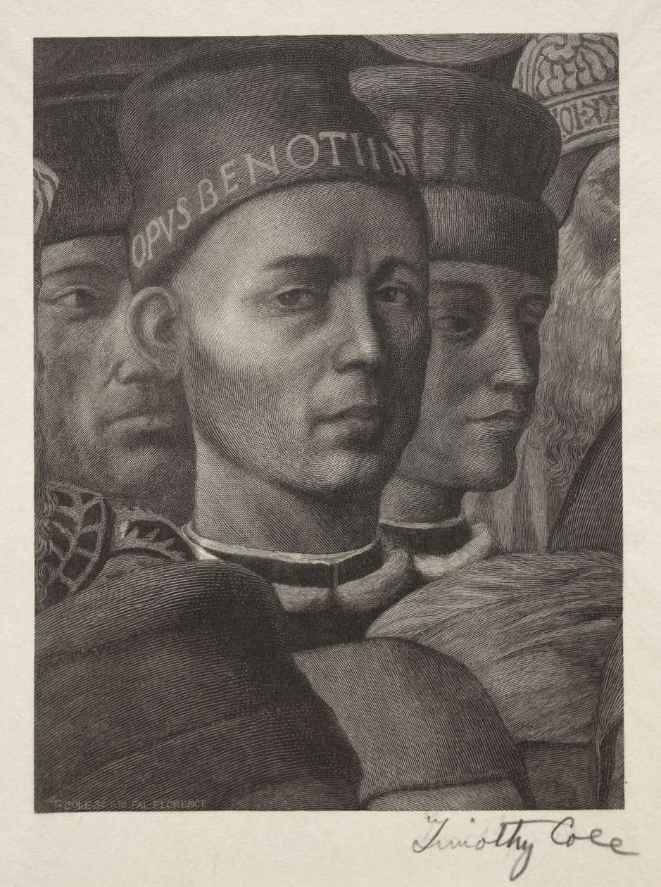 Staří italští mistři: Portrét Benozza Gozzoliho, 1888-1892. od Timothy Cole