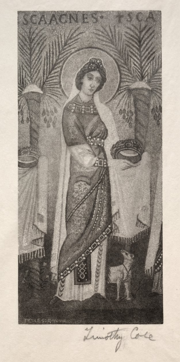 Staří italští mistři: Svatá Anežka, 1888-1892. od Timothy Cole
