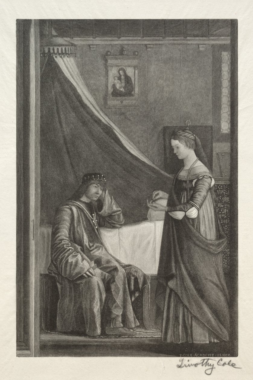 Staří italští mistři: Svatá Uršula se svým otcem, 1888-1892. od Timothy Cole