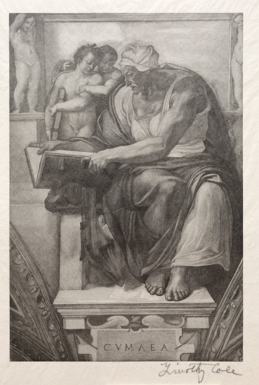 Staří italští mistři: Kumská Sibyla, 1888-1892. od Timothy Cole