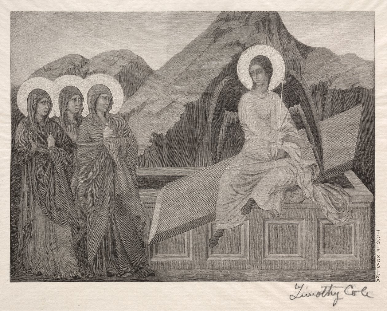 Staří italští mistři: Tři Marie u hrobu, 1888-1892. od Timothy Cole