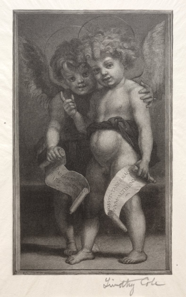 Staří italští mistři: Dva dětští andělé, 1888-1892. od Timothy Cole