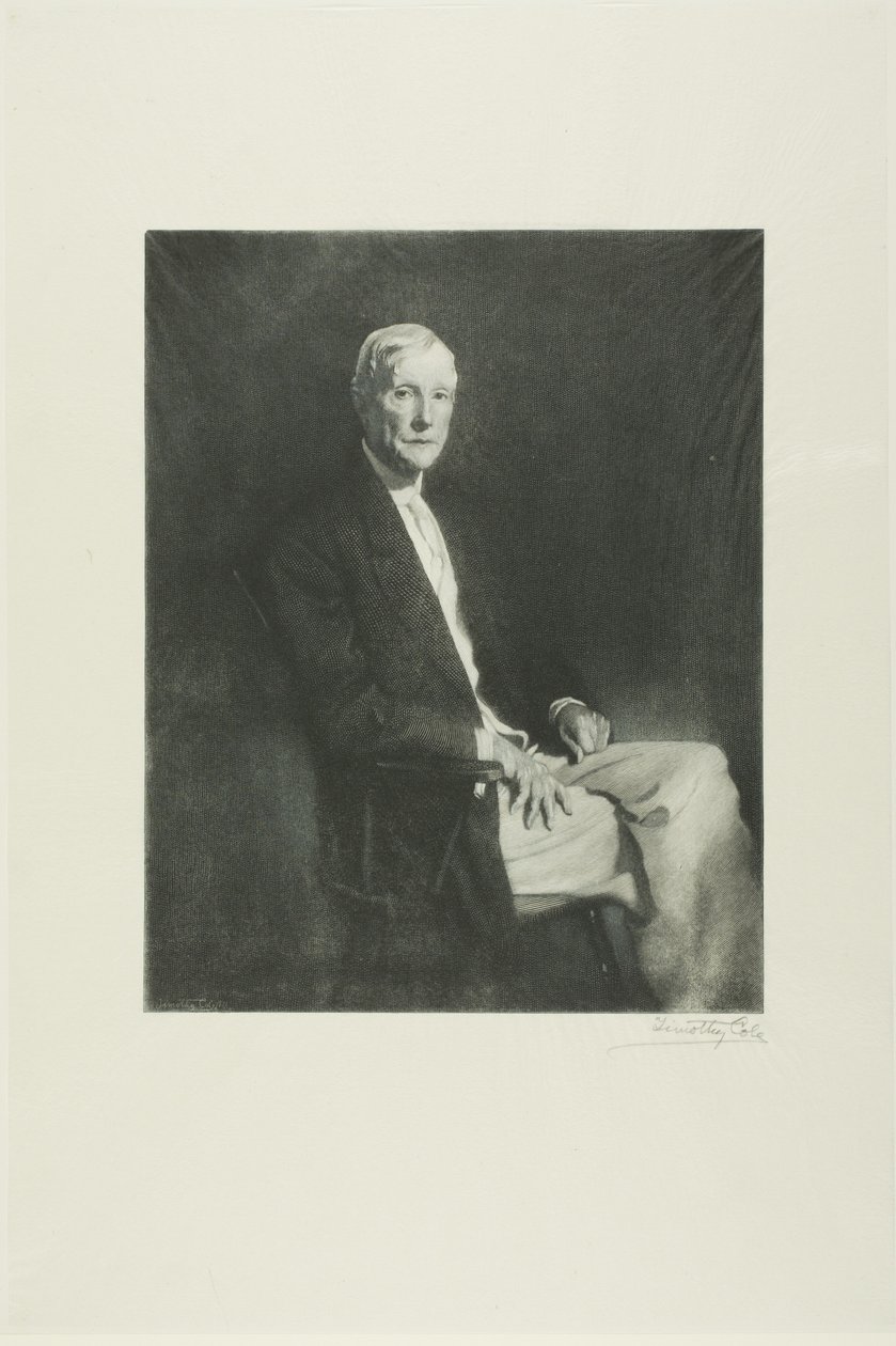 Portrét Johna D. Rockefellera od Timothy Cole