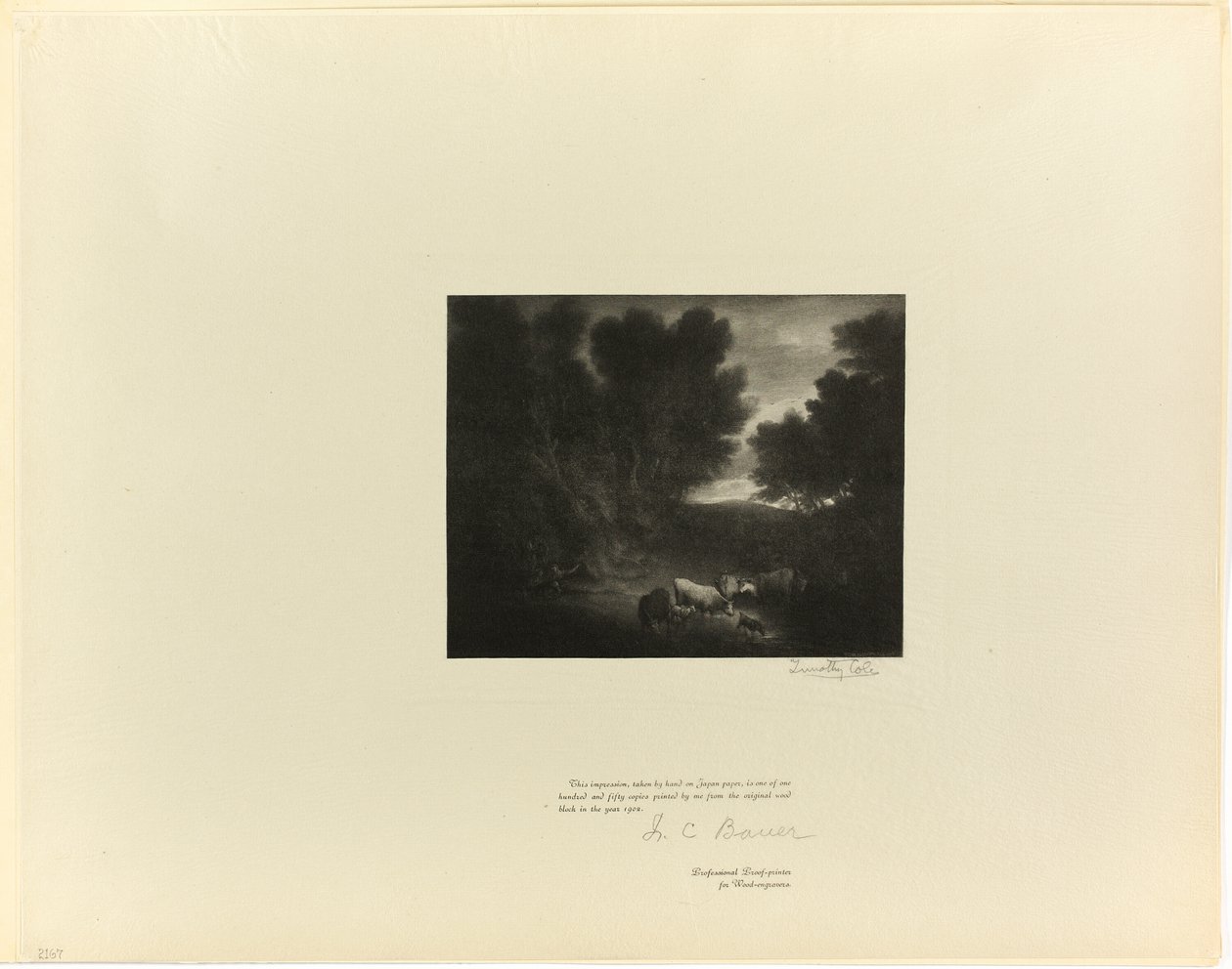 The Watering Place, od starých anglických mistrů od Timothy Cole