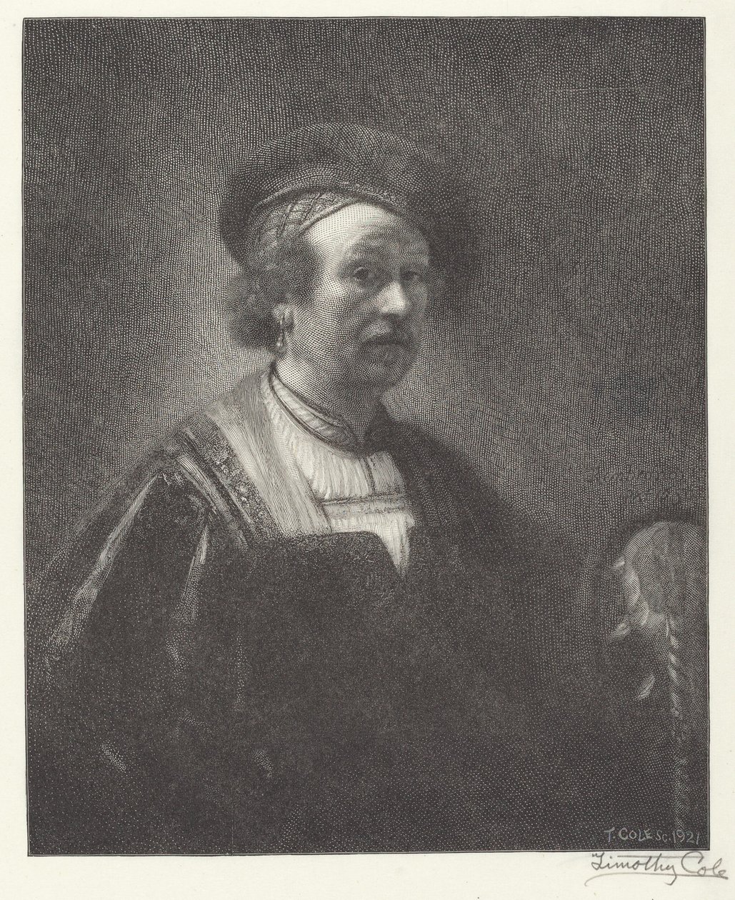 Rembrandt od Timothy Cole after Rembrandt van Rijn