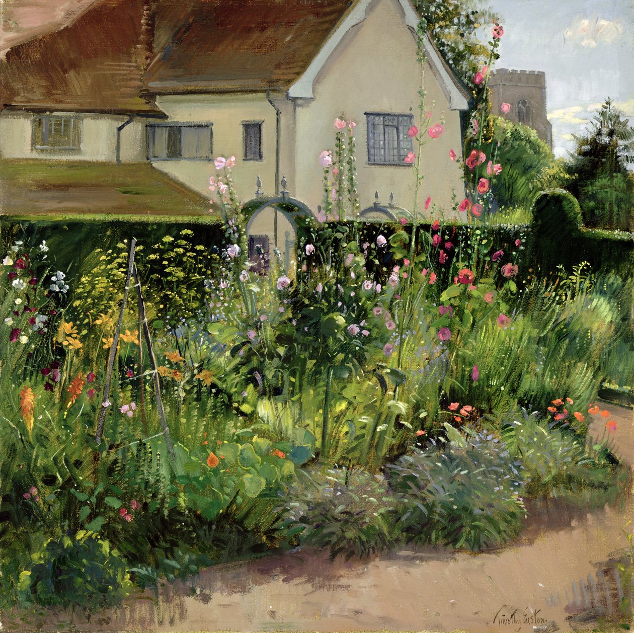 Roh bylinkové zahrady od Timothy Easton