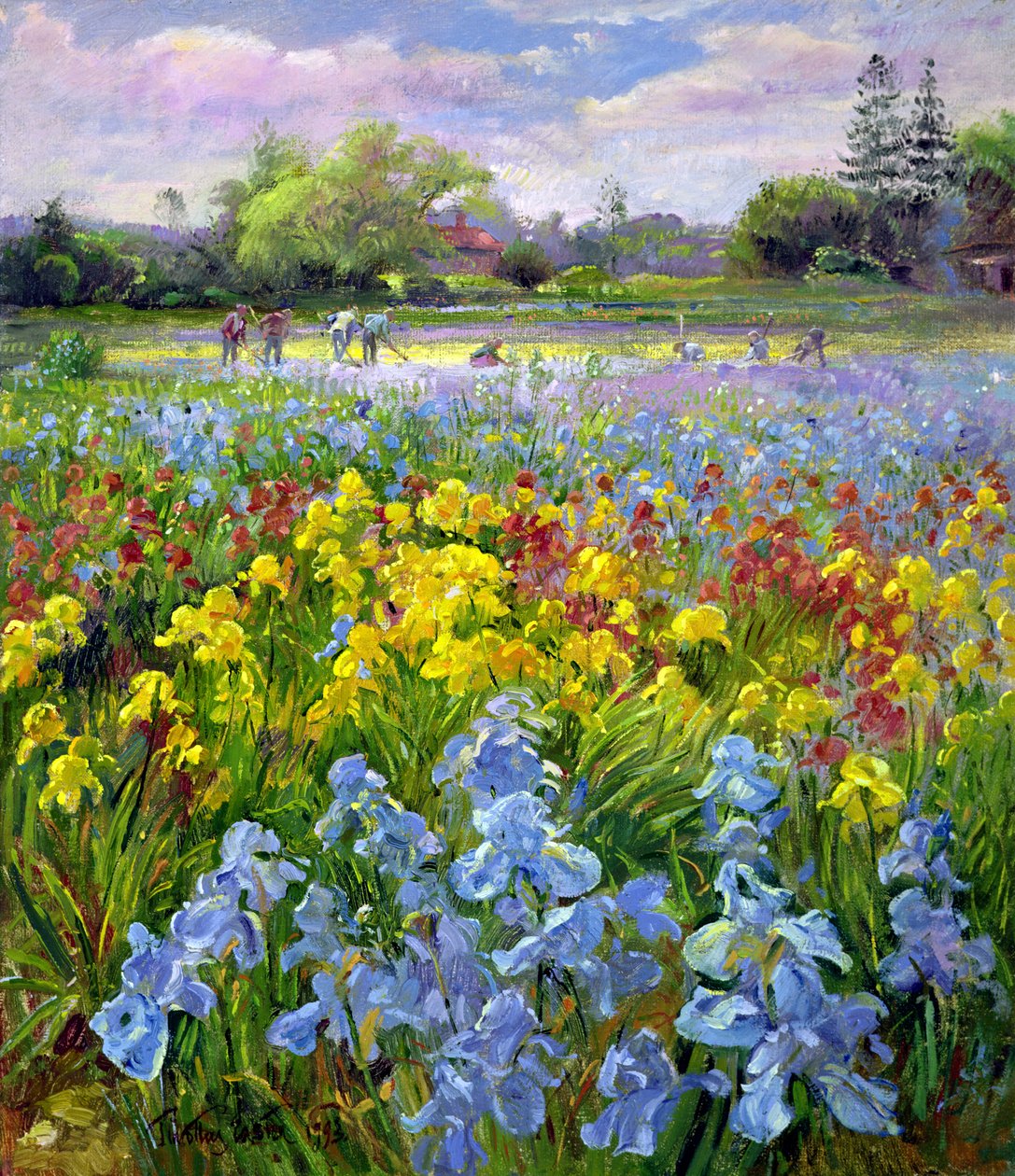 Hoeing Team a Iris Fields od Timothy Easton