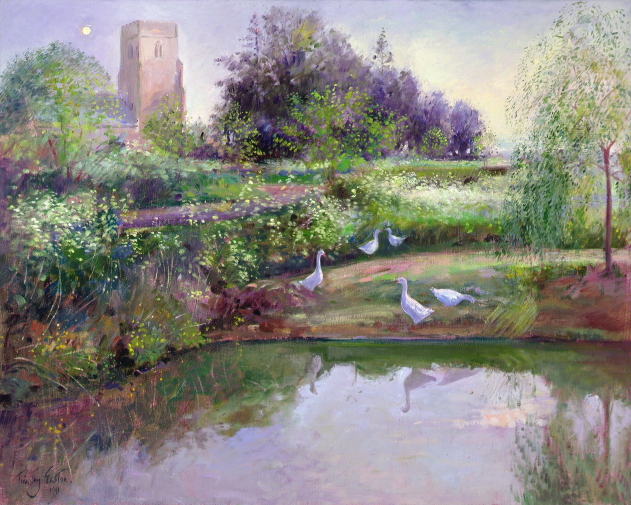 Odrazy západu slunce od Timothy Easton