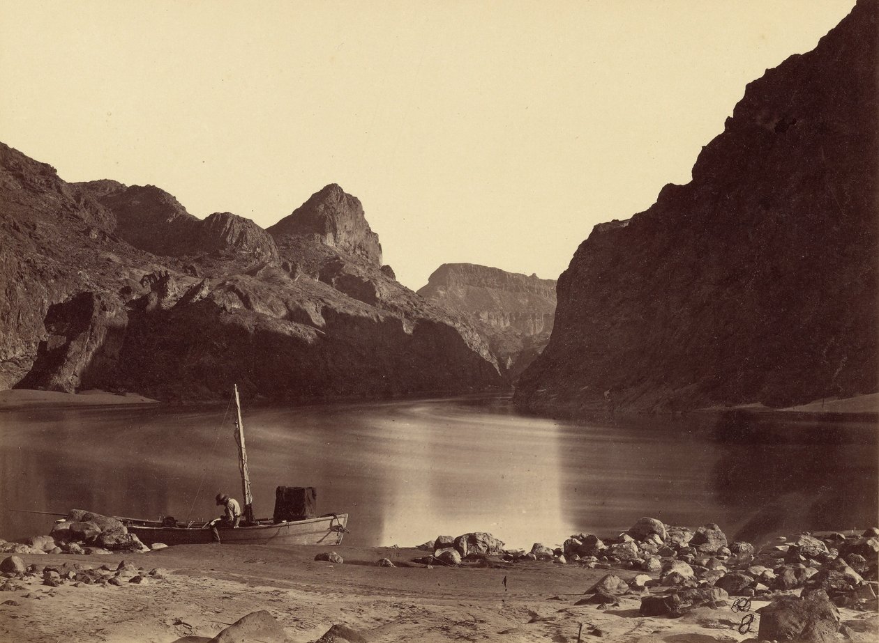 Black Cañon, řeka Colorado, z tábora 8, pohled shora od Timothy H. O