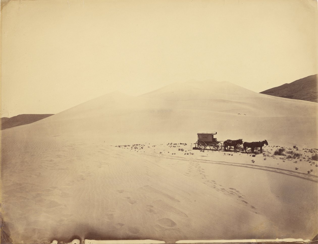 Desert Sand Hills poblíž Sink of Carson, Nevada od Timothy H. OSullivan