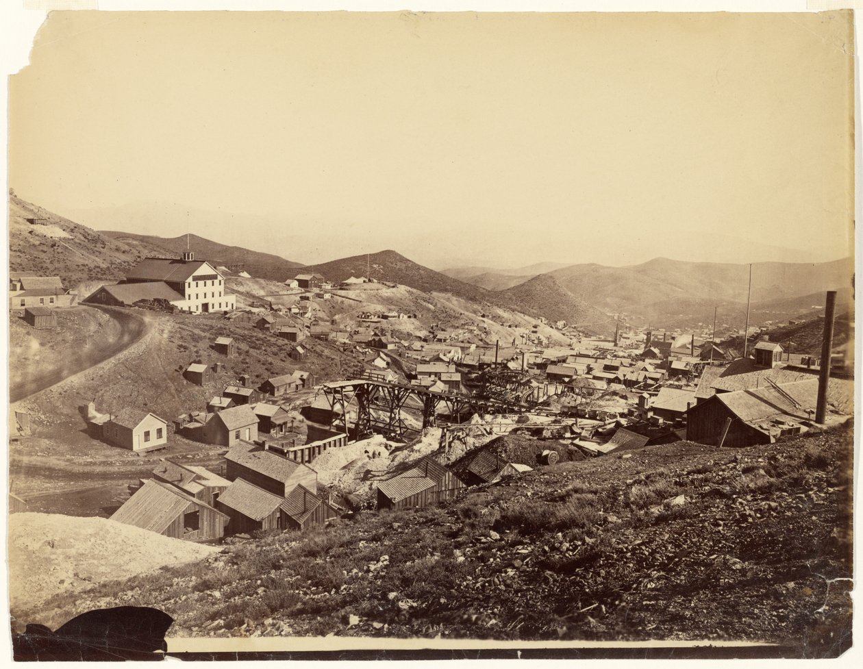 [Gold Hill, West Silver City, Nevada, pohoří Silver Peak] od Timothy H. O