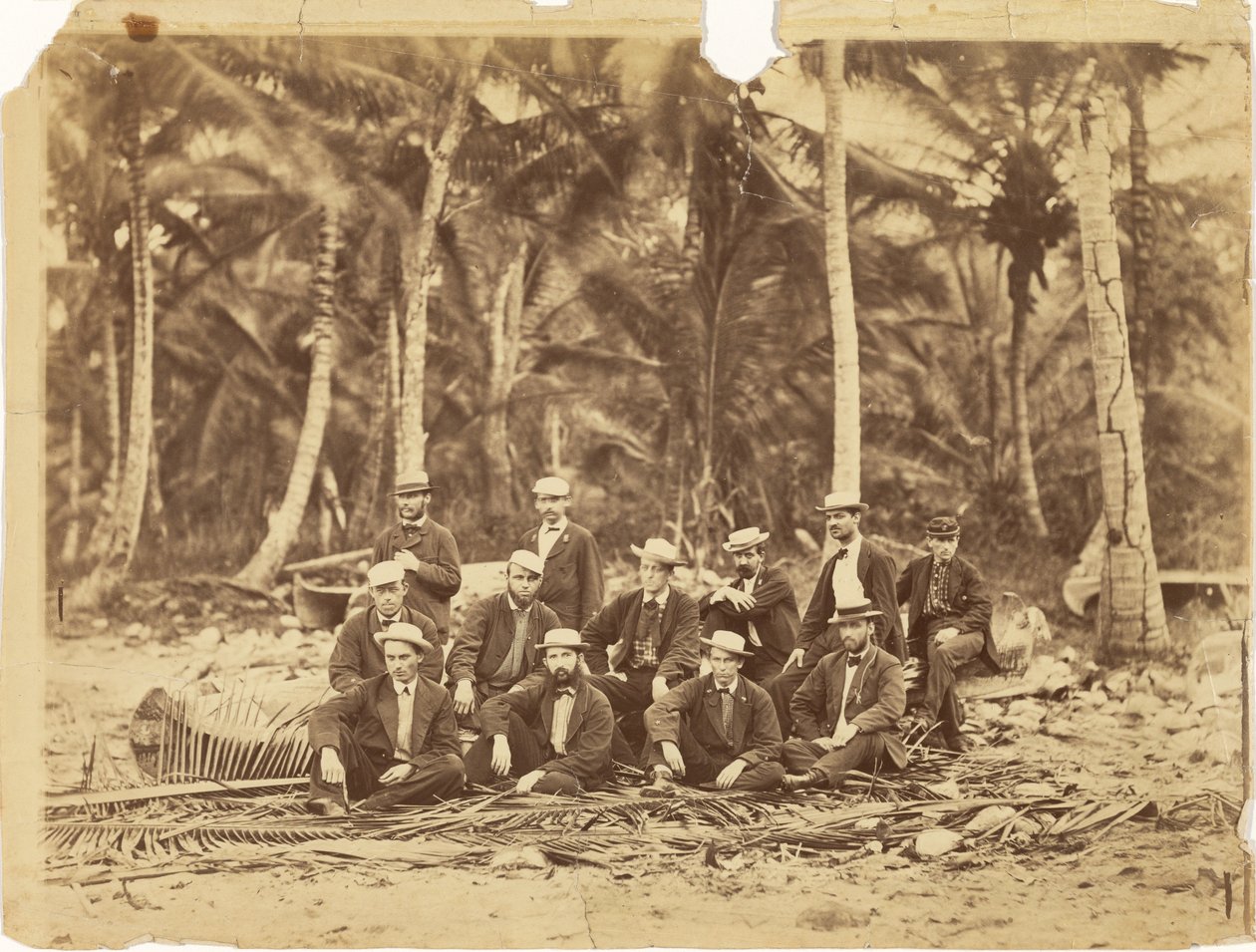 [Nadporučík Thomas O. Slefridge a členové Dariénské expedice, Dariénský průliv (Panama)] od Timothy H. OSullivan