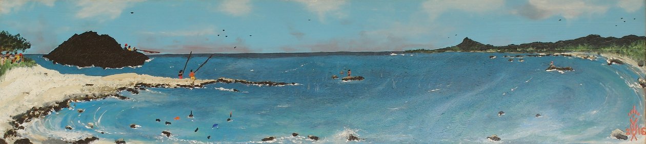 Rozdíl dělá den (první část), 2010, olej na plátně od Timothy Nathan Joel