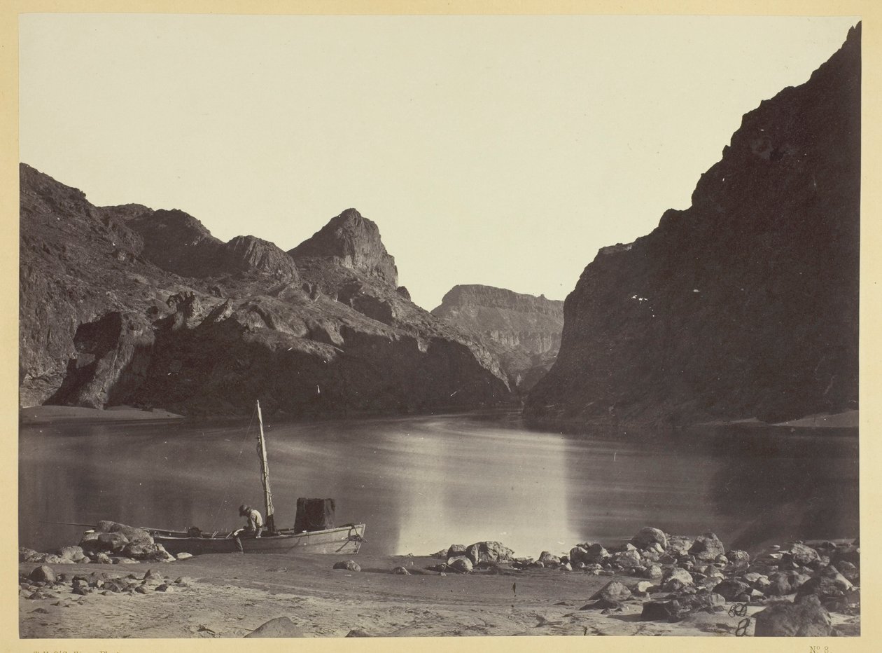 Black Cañon, řeka Colorado, z tábora 8, pohled shora od Timothy O