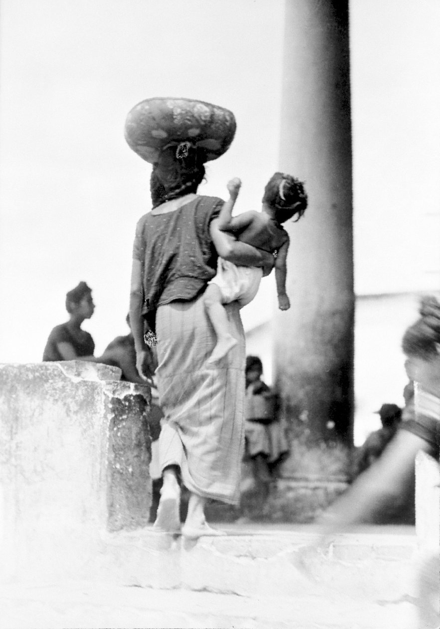 Trh v Tehuantepec, Mexiko, 1929 od Tina Modotti