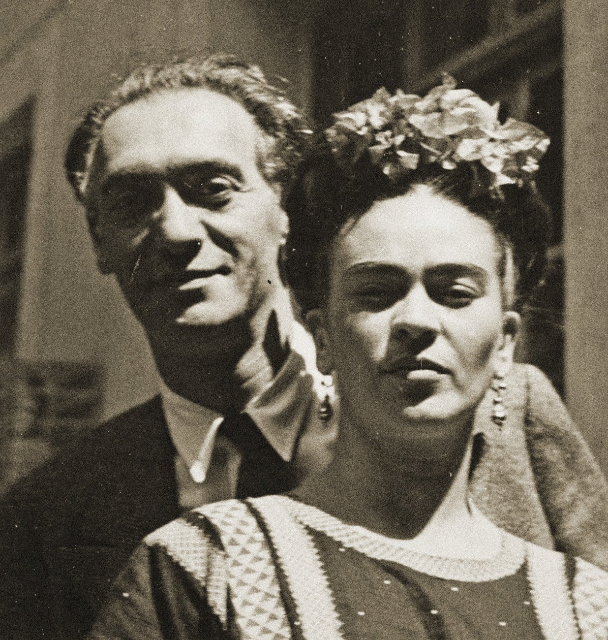 Portrét Nickolase Muraye a Fridy Kahlo, New York kolem roku 1928 od Tina Modotti
