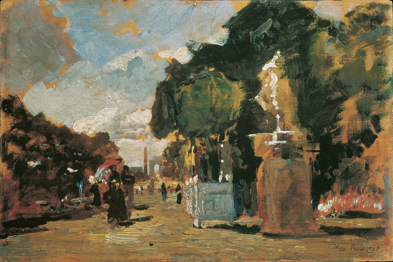 Z Tuileries - slunečný den od Tina Blau