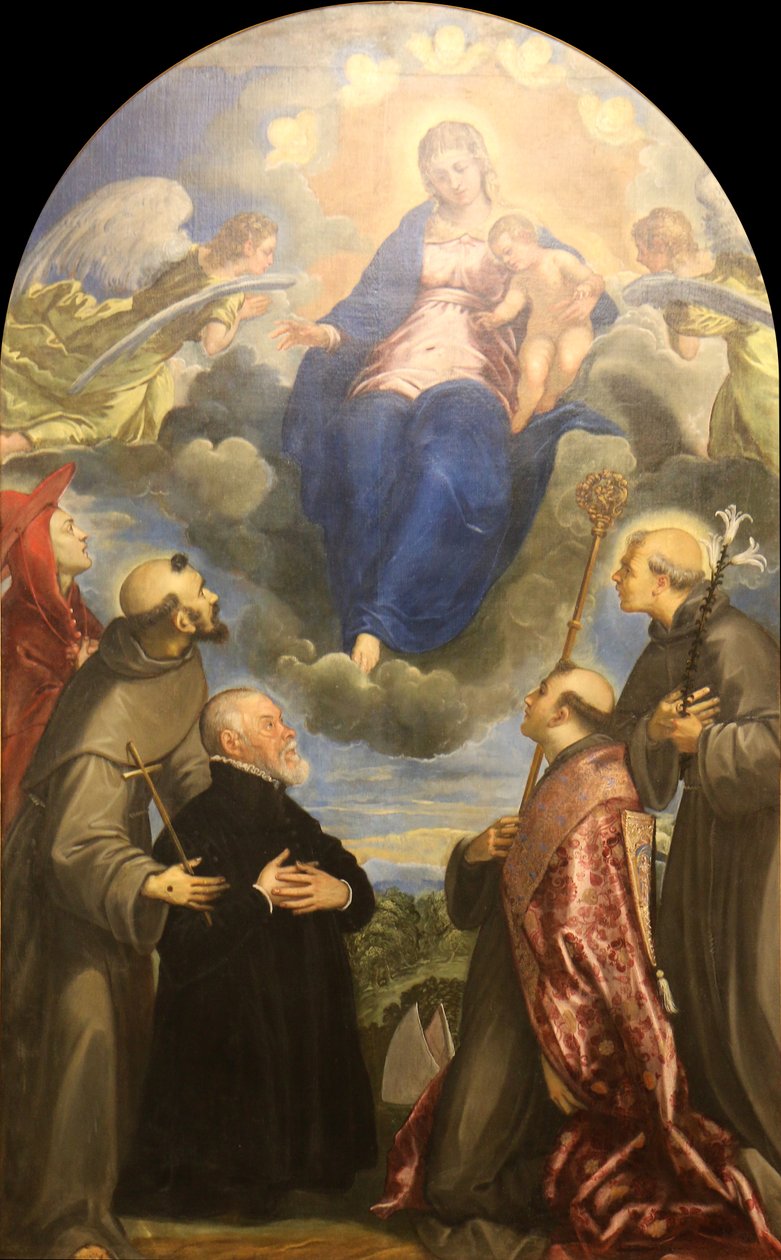 Panna ve slávě od Tintoretto