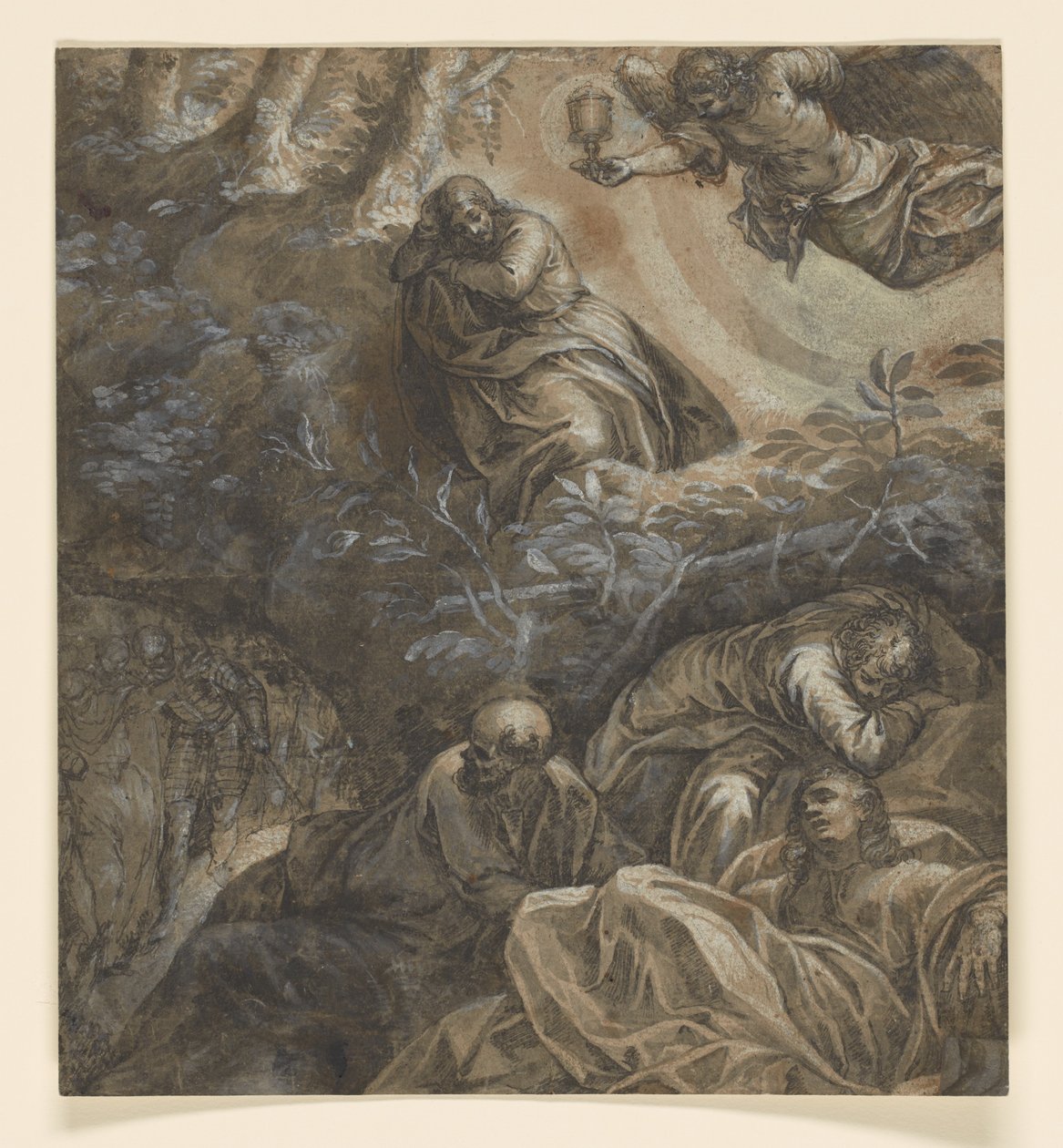 Kristus v Olivové zahradě od Tintoretto