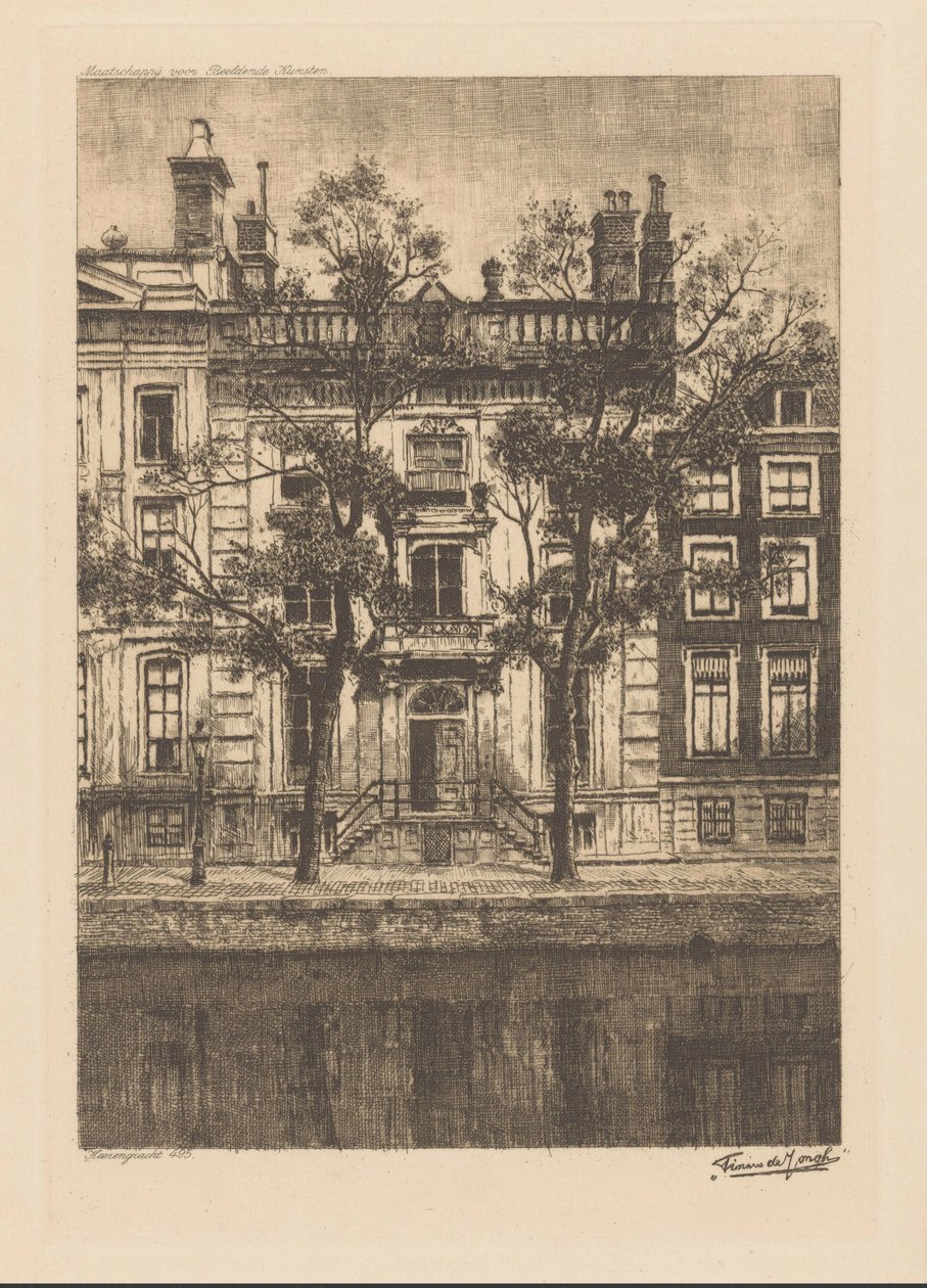 Společnost pro vizuální umění, Heerengracht 495 (původní název na objektu) od Tinus de Jongh