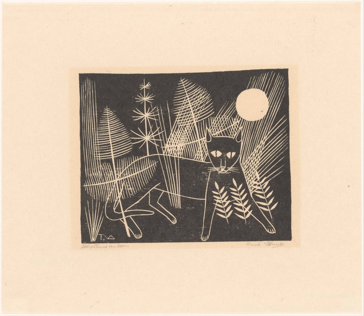 Jeroen na lovu od Tinus van Doorn (signed by artist)