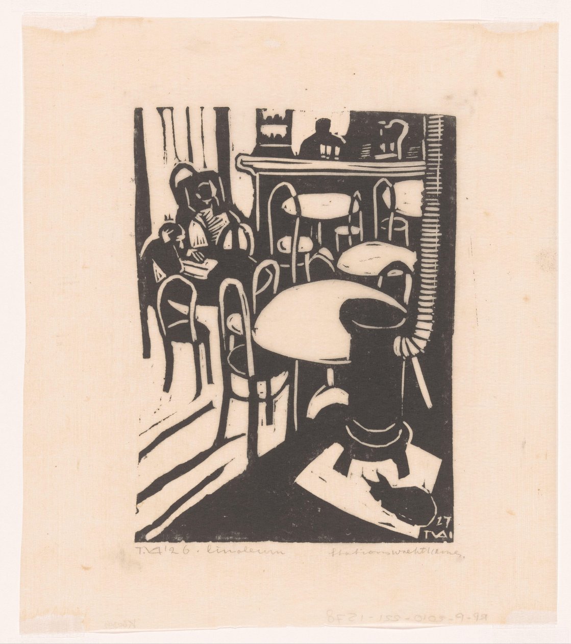 Stationswachtkamer (původní název na objektu) od Tinus van Doorn (signed by artist)