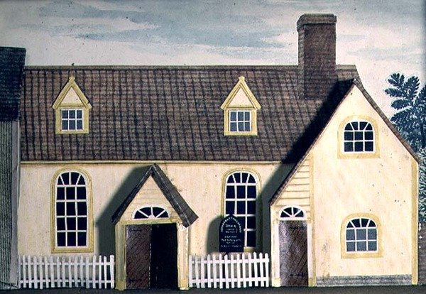 Model kaple, Halstead Congregate Church, Essex od Tirzah Ravilious