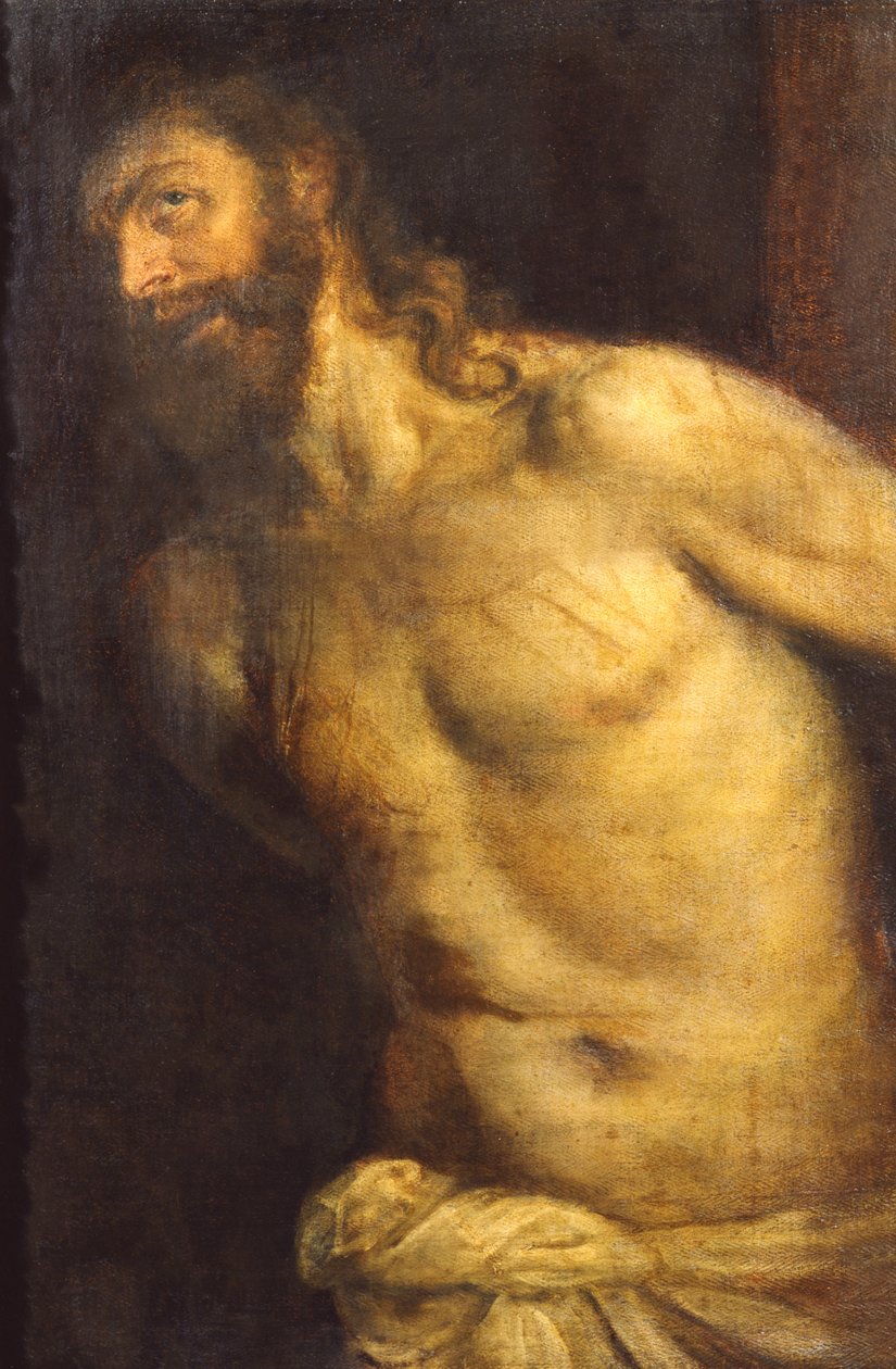 Kristus bičovaný, kolem roku 1560 od Tiziano Vecelli