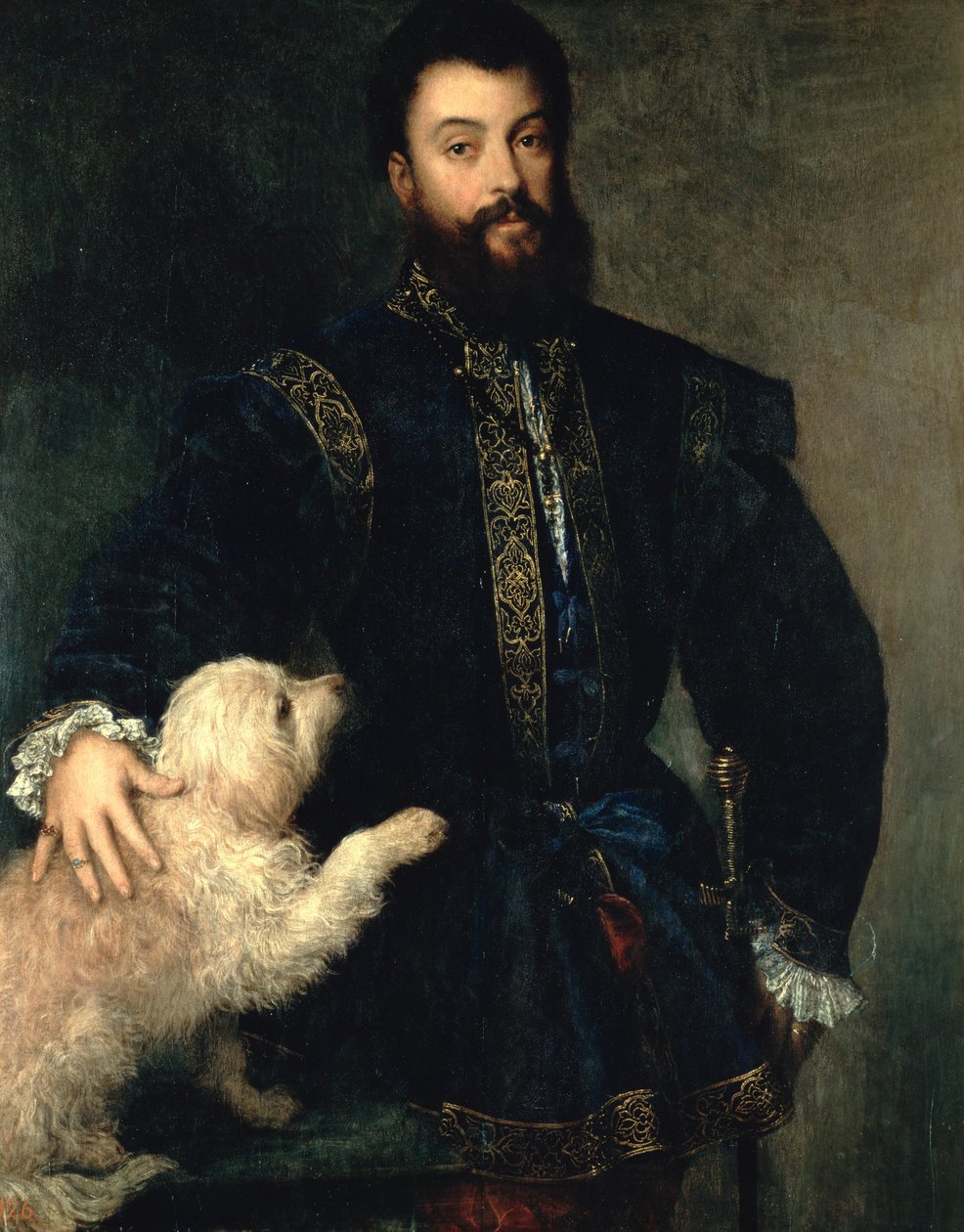 Federigo Gonzaga, vévoda z Mantovy, kolem 1525-30 od Tiziano Vecelli