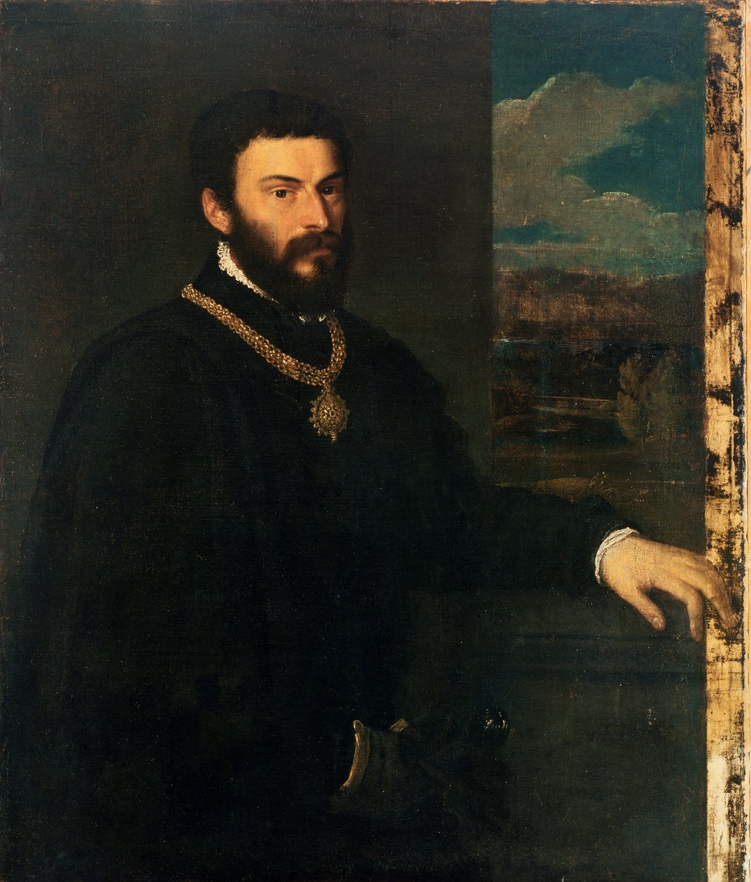 Portrét hraběte Antonia Porcia od Tiziano Vecelli