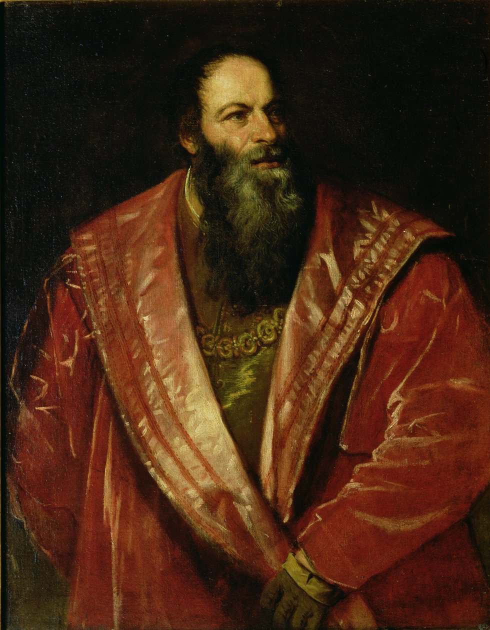 Portrét Pietra Aretina (1492-1556) od Tiziano Vecelli