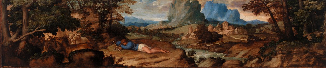 Spící ovčák od Titian (Tiziano Vecellio)