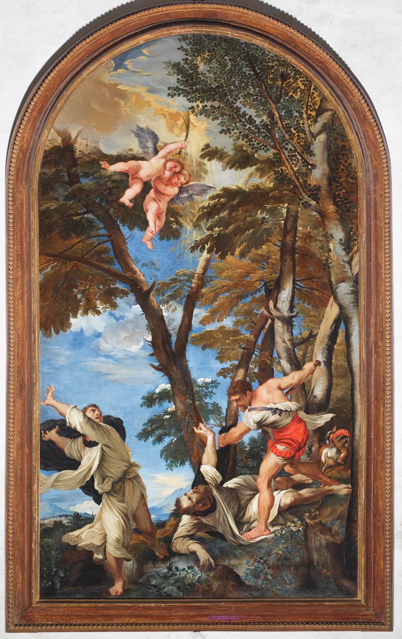 Umučení svatého Petra z Verony (malba) od Titian (c.1488 1576) (after)