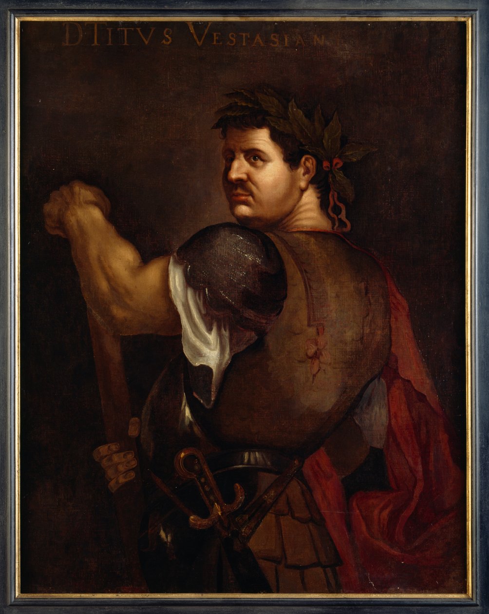 Titus Vespasianus (olej na plátně) od Titian (c.1488 1576) (after)