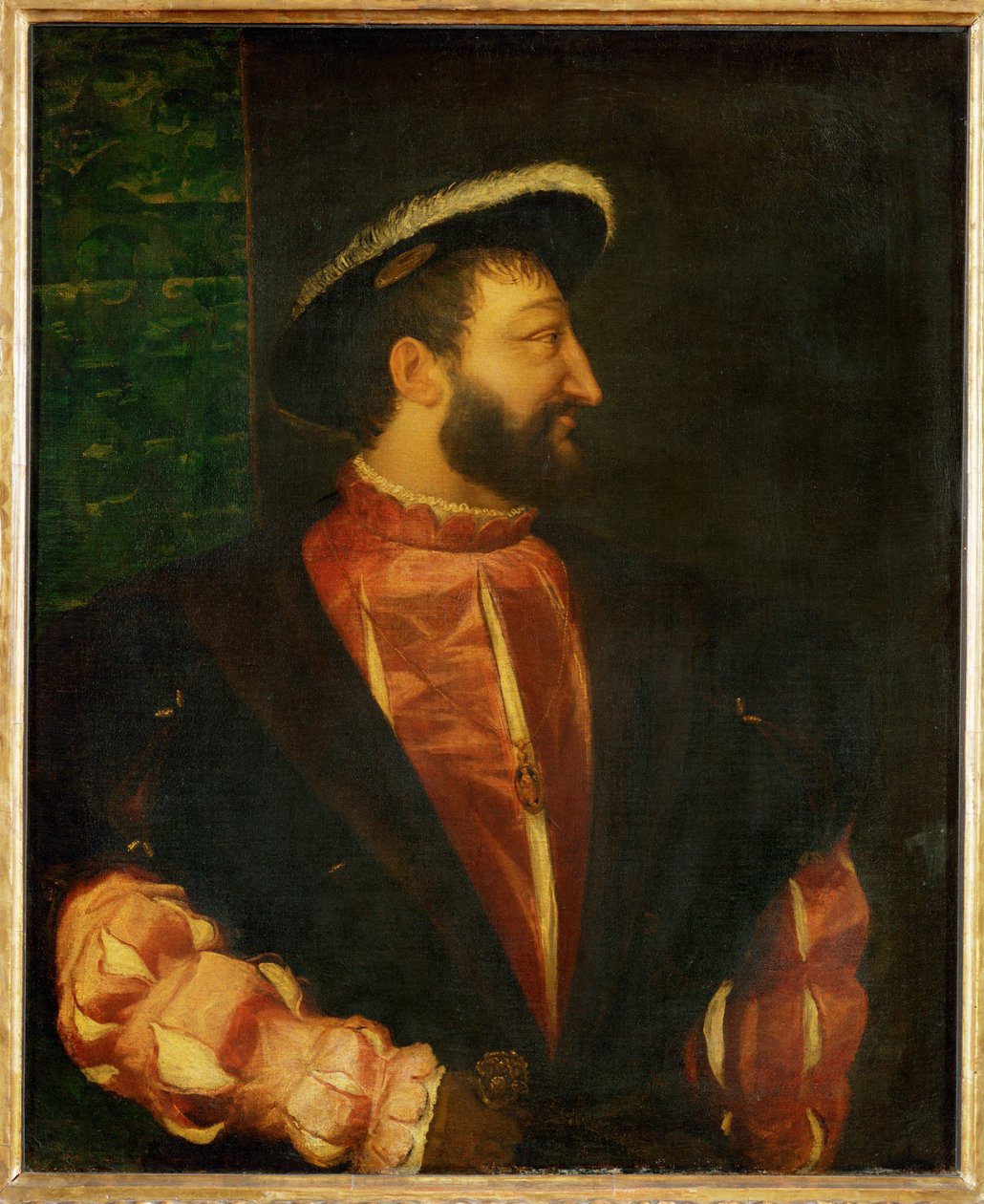Francouzský král Francois I. ... od Titian (c.1488 1576)