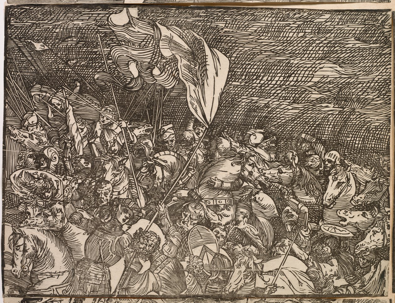 Potopení faraonovy armády v Rudém moři od Titian (c.1488 1576)