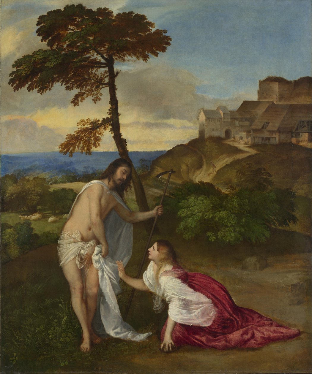 Noli me Tangere, c.1514 (olej na plátně) od Tiziano Vecelli