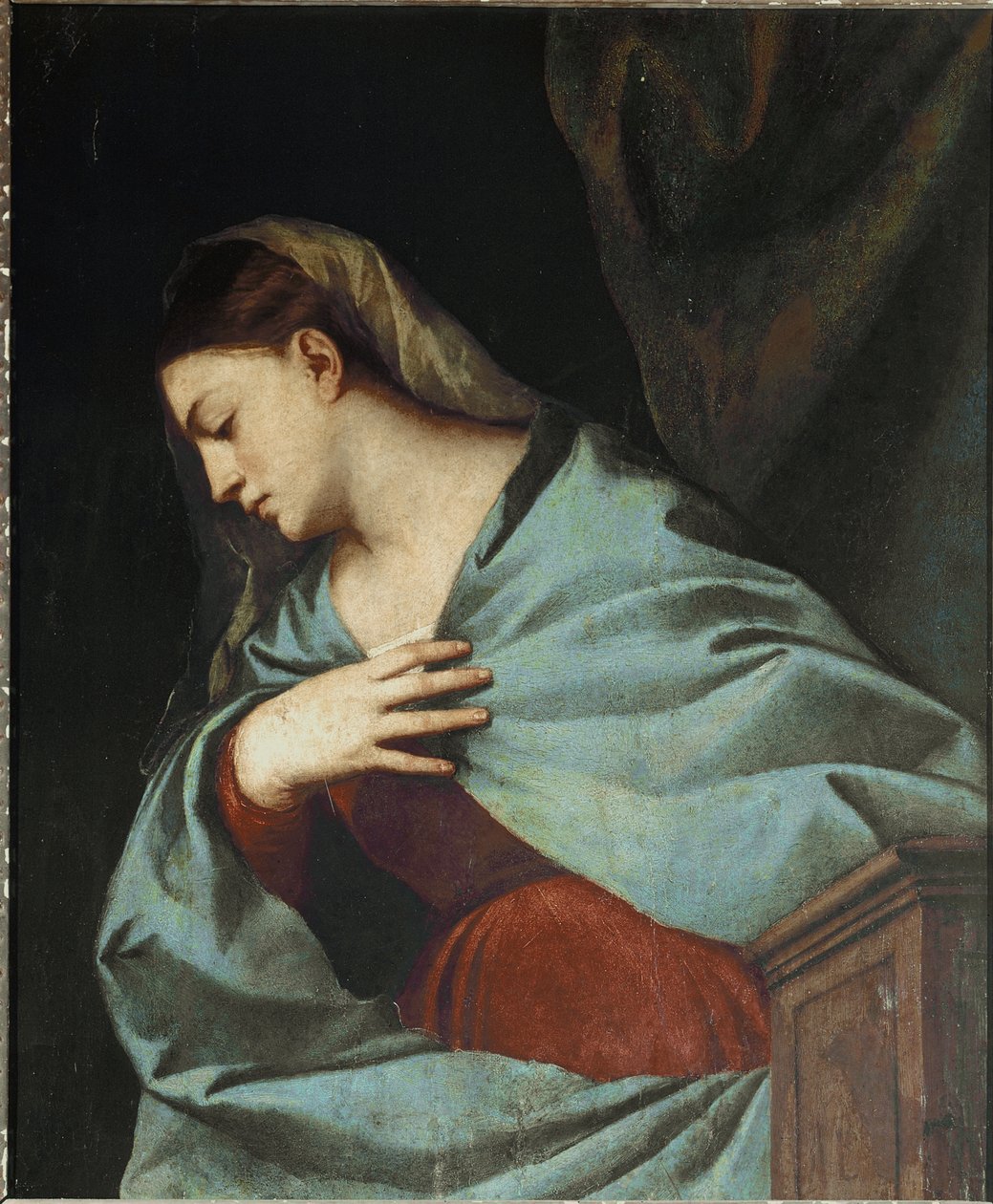 Polyptych Averoldi: Panna oznámena od Titian (c.1488 1576)