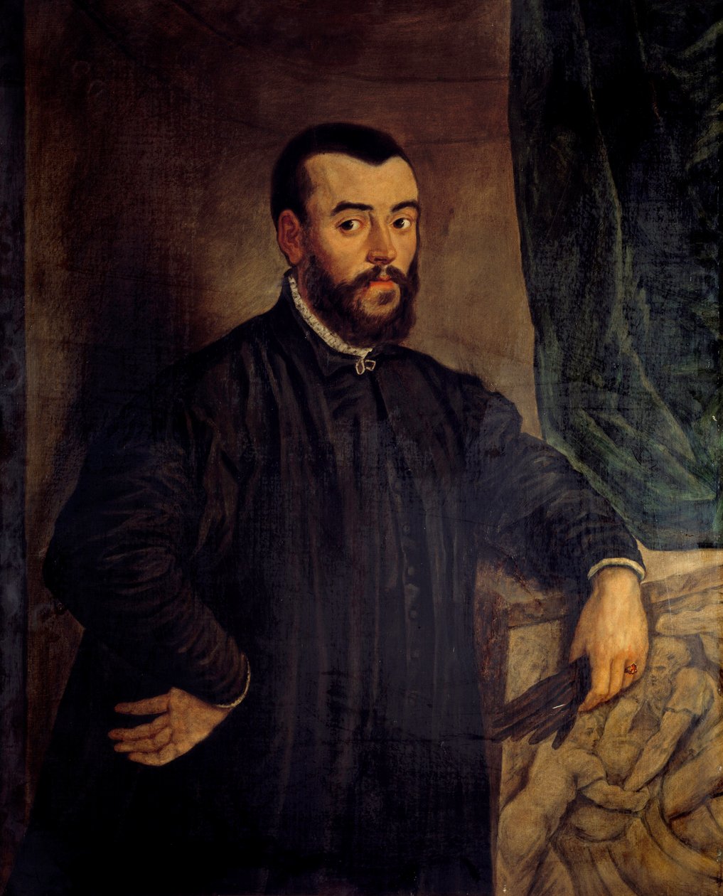 Portrét Andrewa Vesalia (1514-1564), anatoma a lékaře Karla V od Tiziano Vecelli