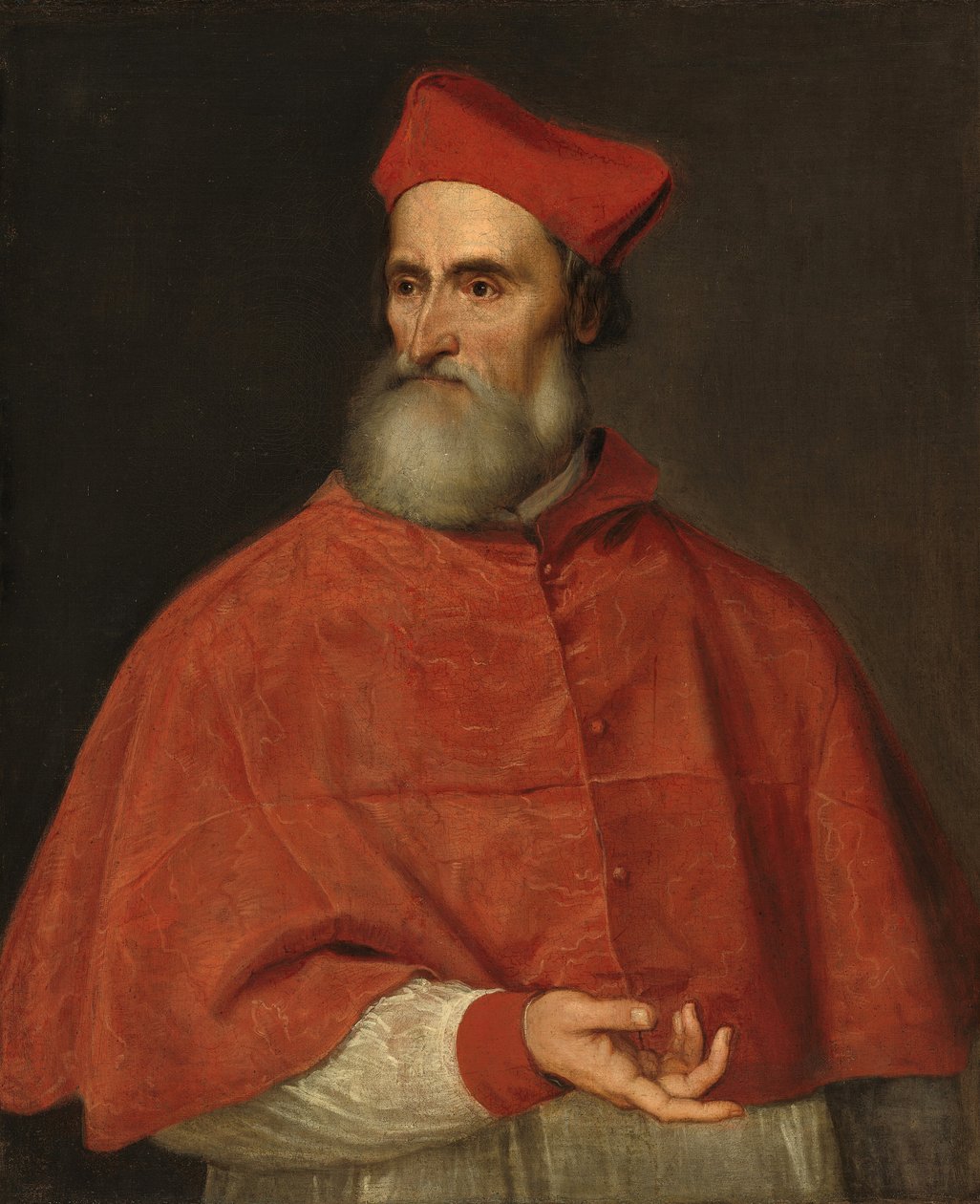 Portrét kardinála Pietra Bemba, kolem roku 1540 (olej na plátně) od Tiziano Vecelli