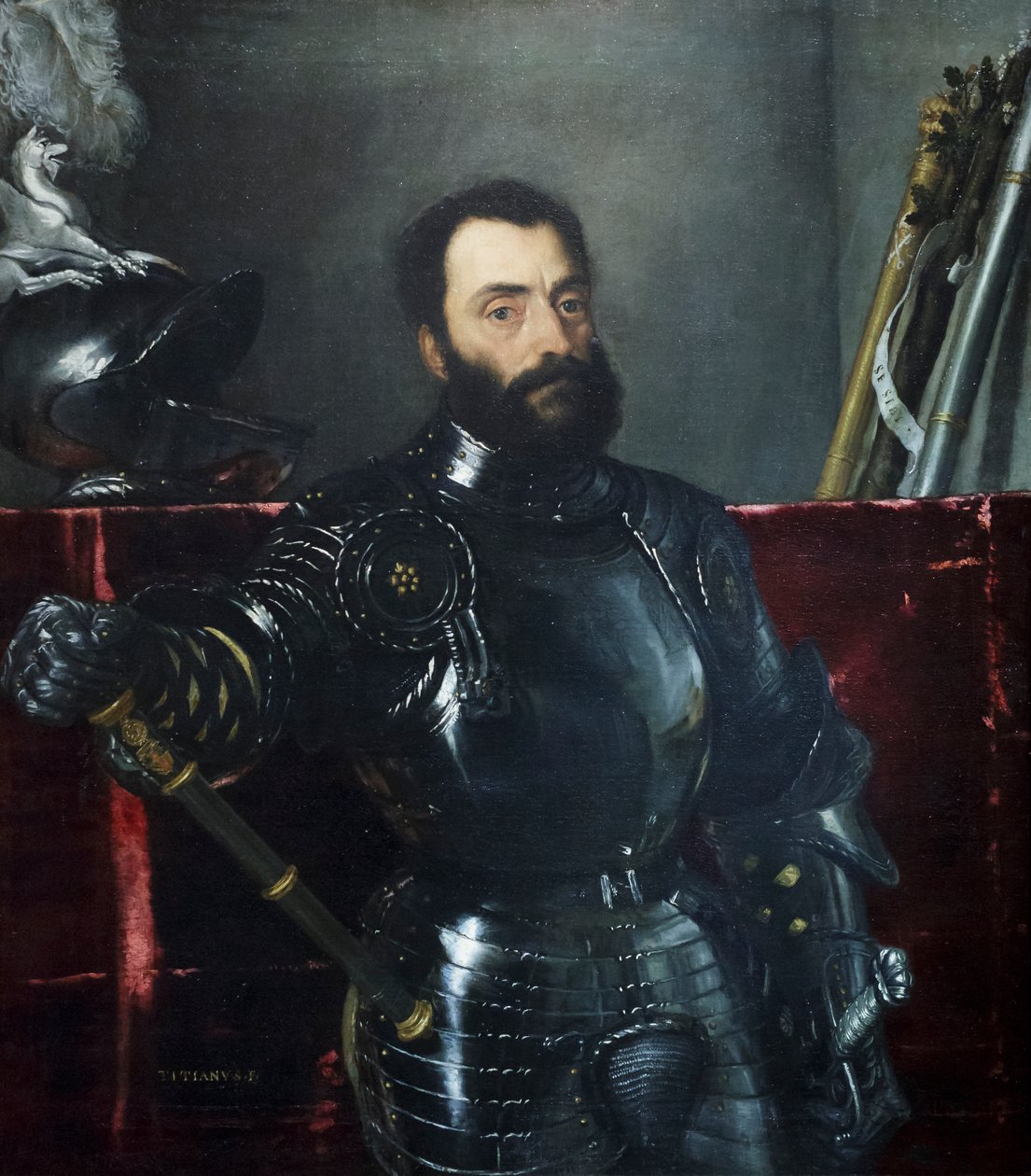 Francesco Maria I della Roveren muotokuva od Titian (c.1488 1576)