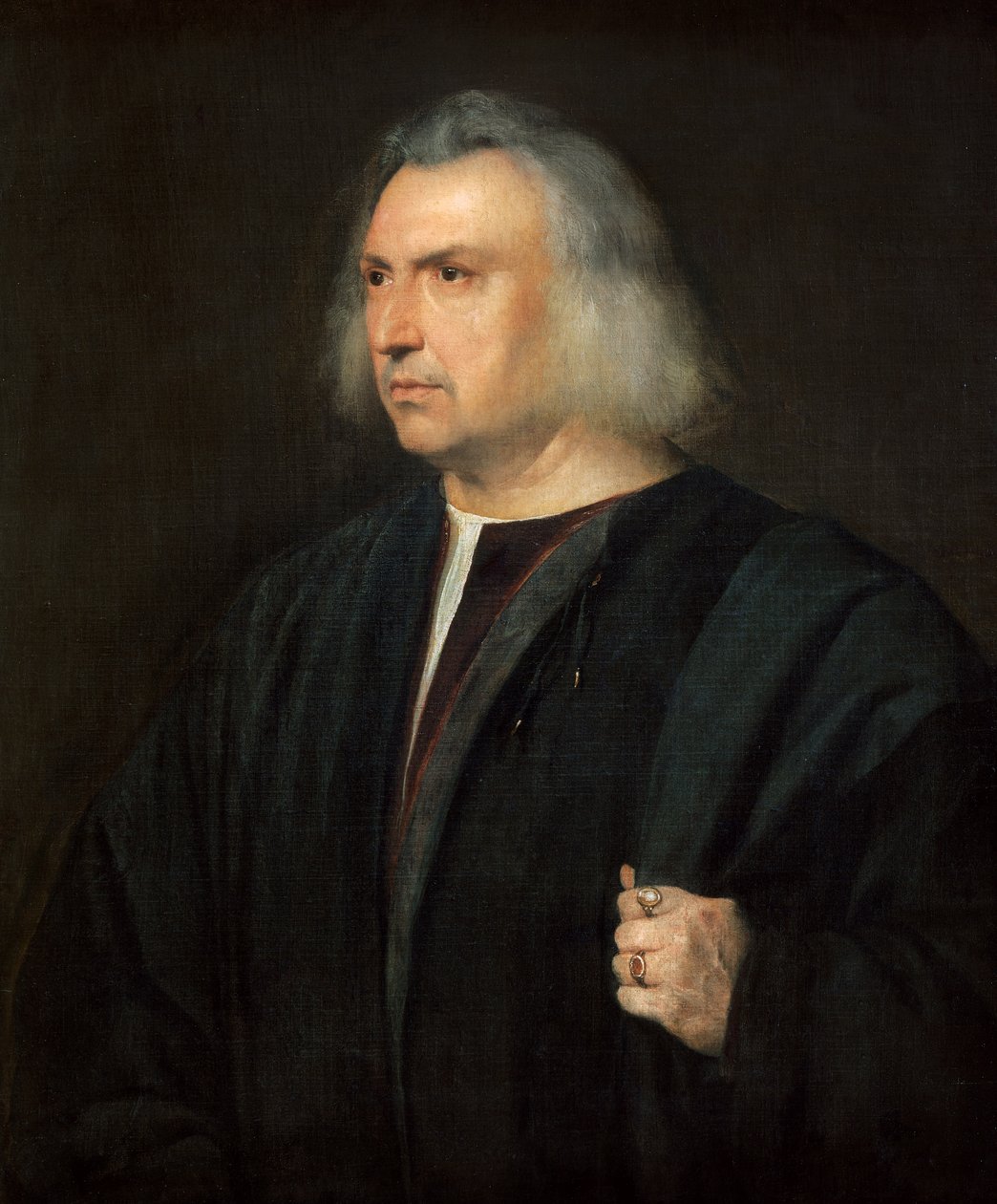 Portrét muže (nebo lékař Gian Giacomo Bartolotti z Parmy) od Titian (c.1488 1576)