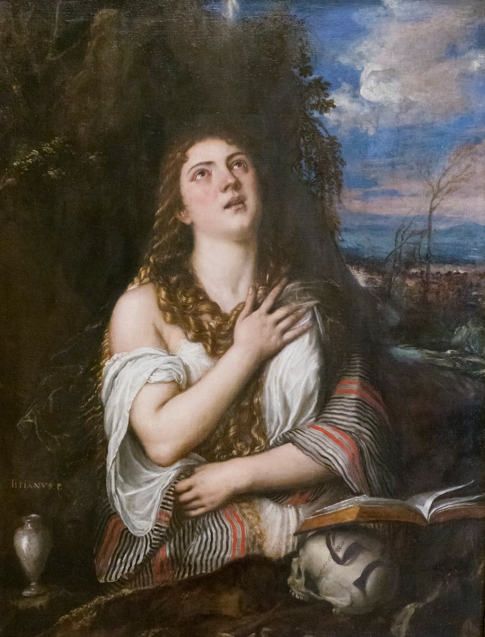 Svatá Máří Magdalena od Titian (c.1488 1576)