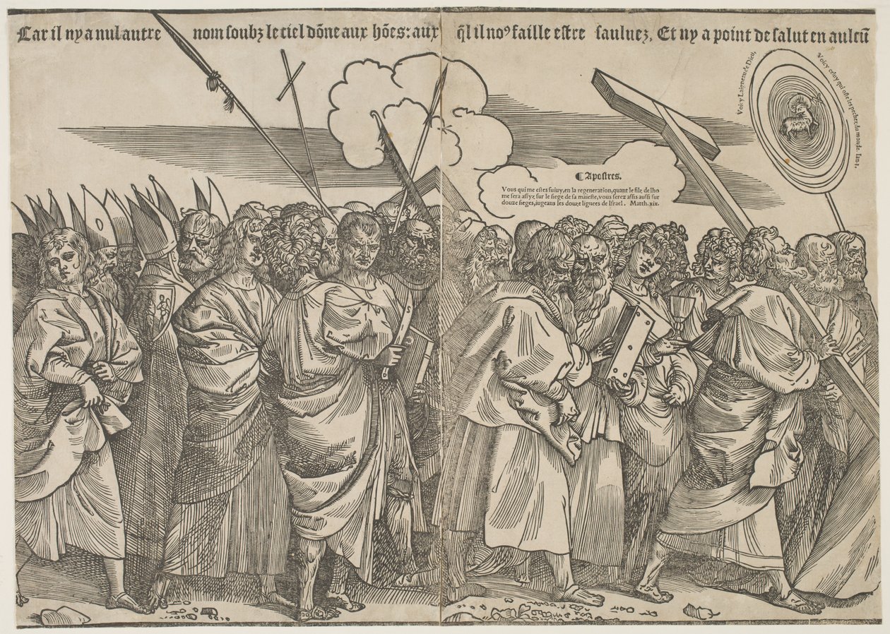 Apoštolové, kolem roku 1511 od Tiziano Vecelli