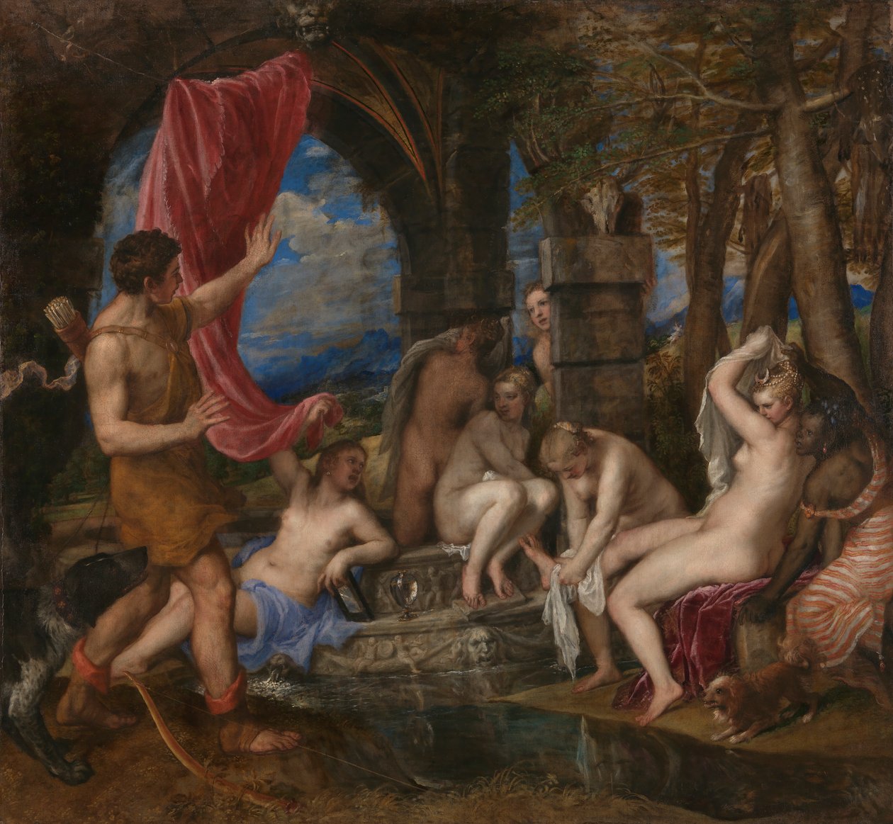 Diana a Actaeon od Titian