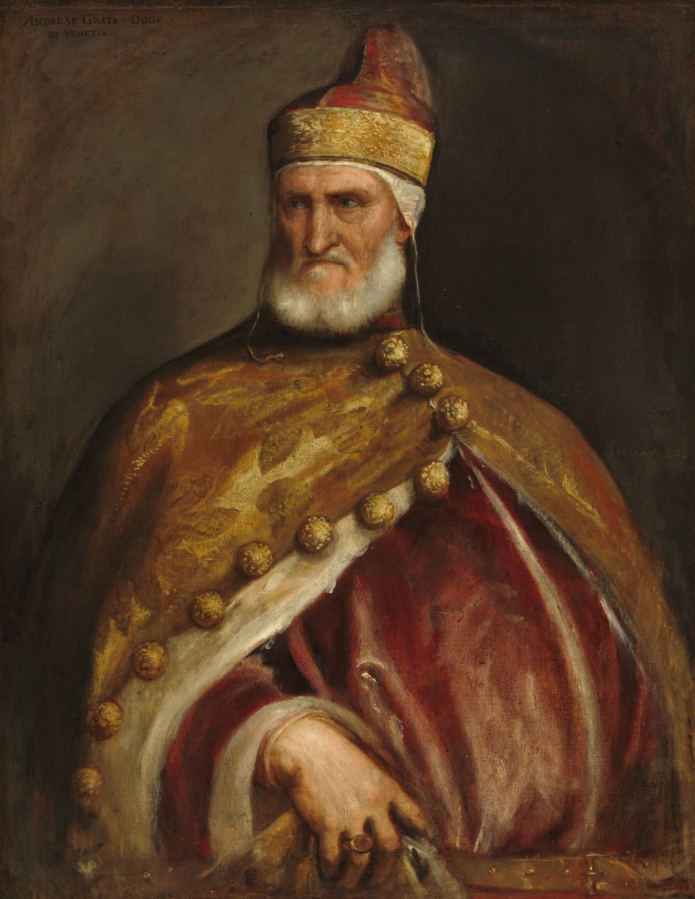 Doge Andrea Gritti od Titian