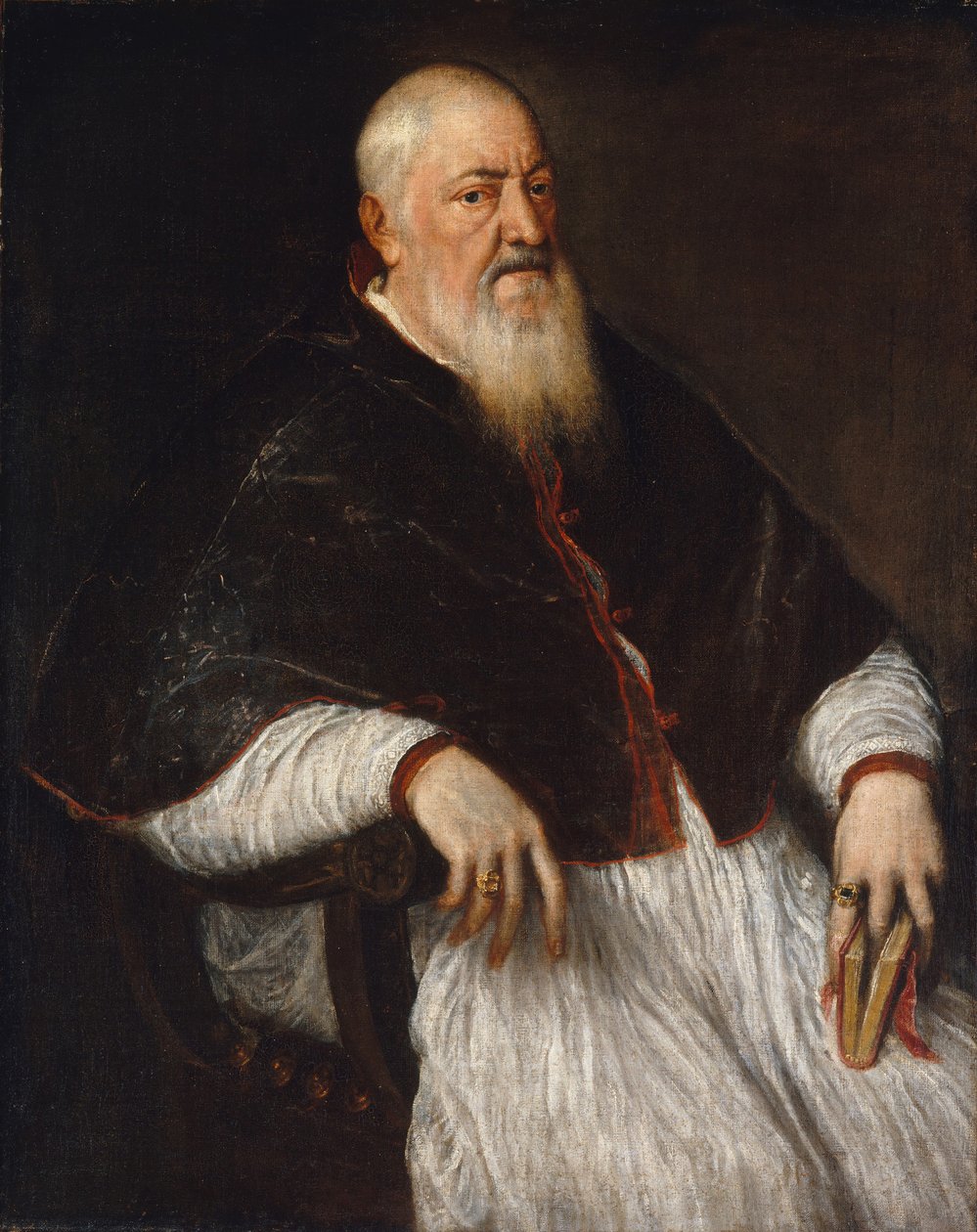 Filippo Archinto narozen kolem roku 1500, zemřel 1558, arcibiskup milánský, v polovině 50. let 16. století. od Tiziano Vecelli