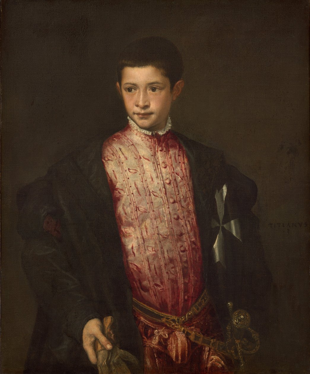Ranuccio Farnese, 1541-1542. od Titian
