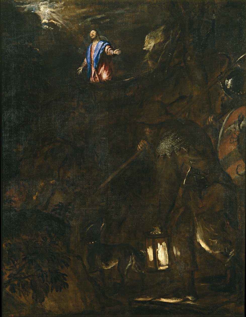 Agónie v Getsemanské zahradě od Titian