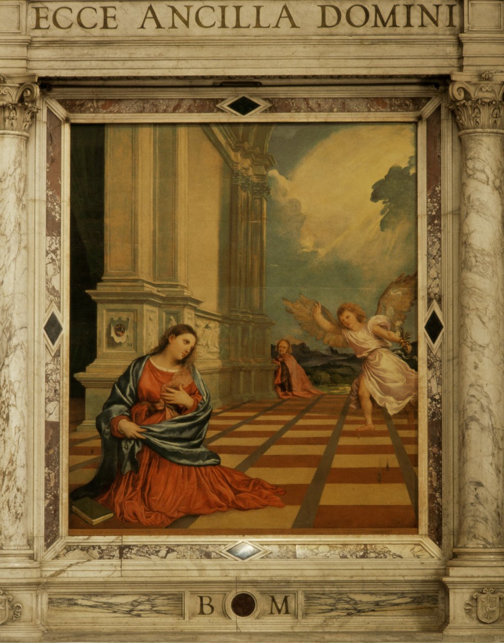 Malchiostro Annunciation, c.1520 od Tiziano Vecelli